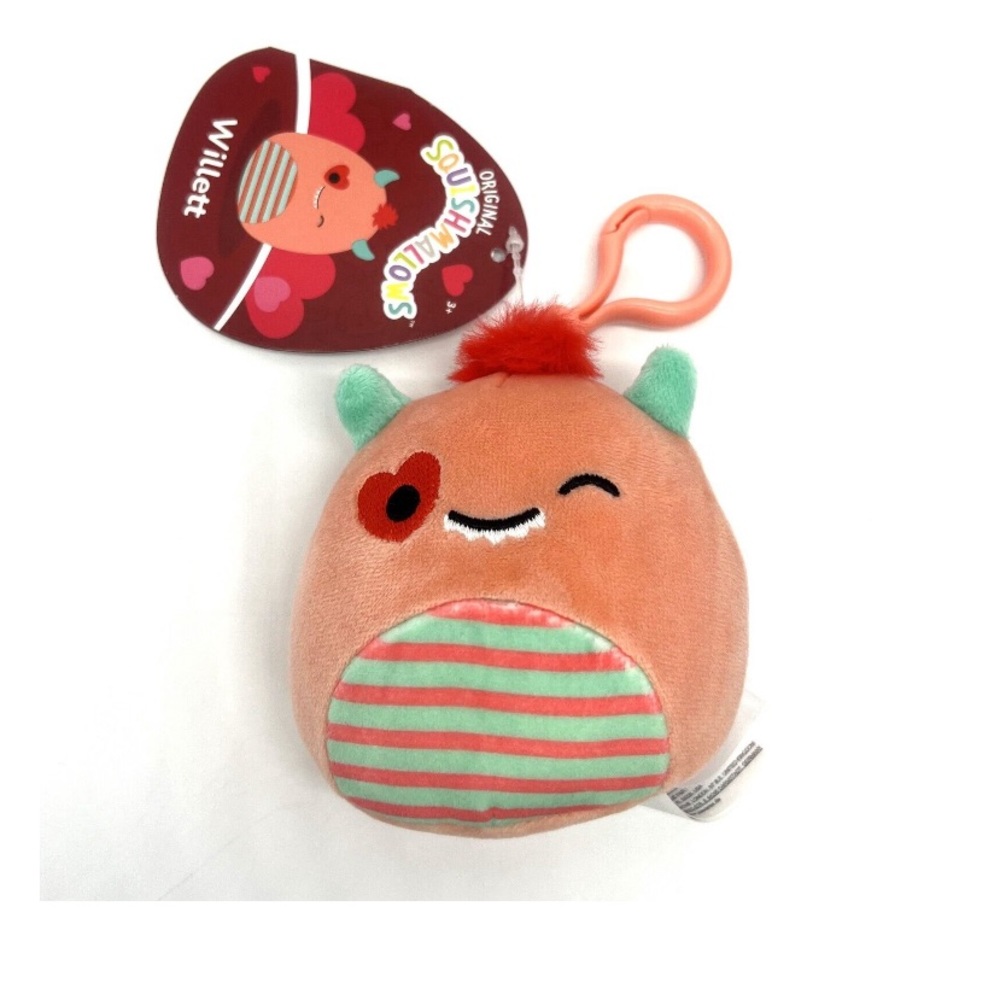 BRAND NEW SQUISHMALLOW CLIP 3.5”! NWT. SMOKE FREE HOME! - Picture 1 of 1